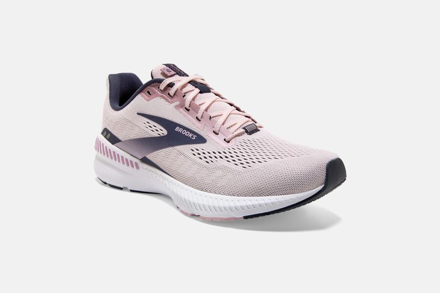 Brooks Launch GTS 8 Road Running Shoes - Womens - Pink/Black - FQ5421938